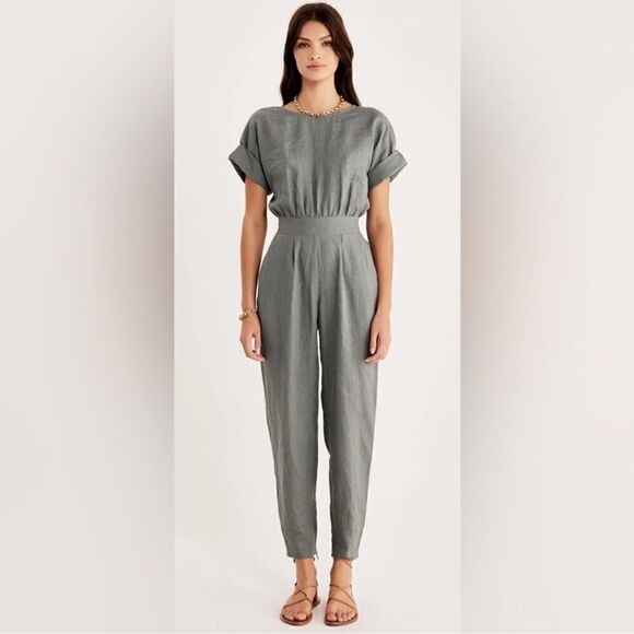 NWT Rumer Loulou Jumpsuit Color Fern in Large - Picture 1 of 7